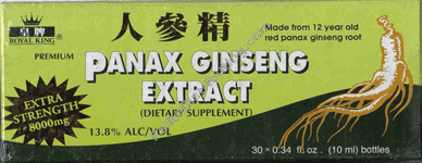 Product Image:&nbsp;Panax Ginseng with Alcohol 8000 mg