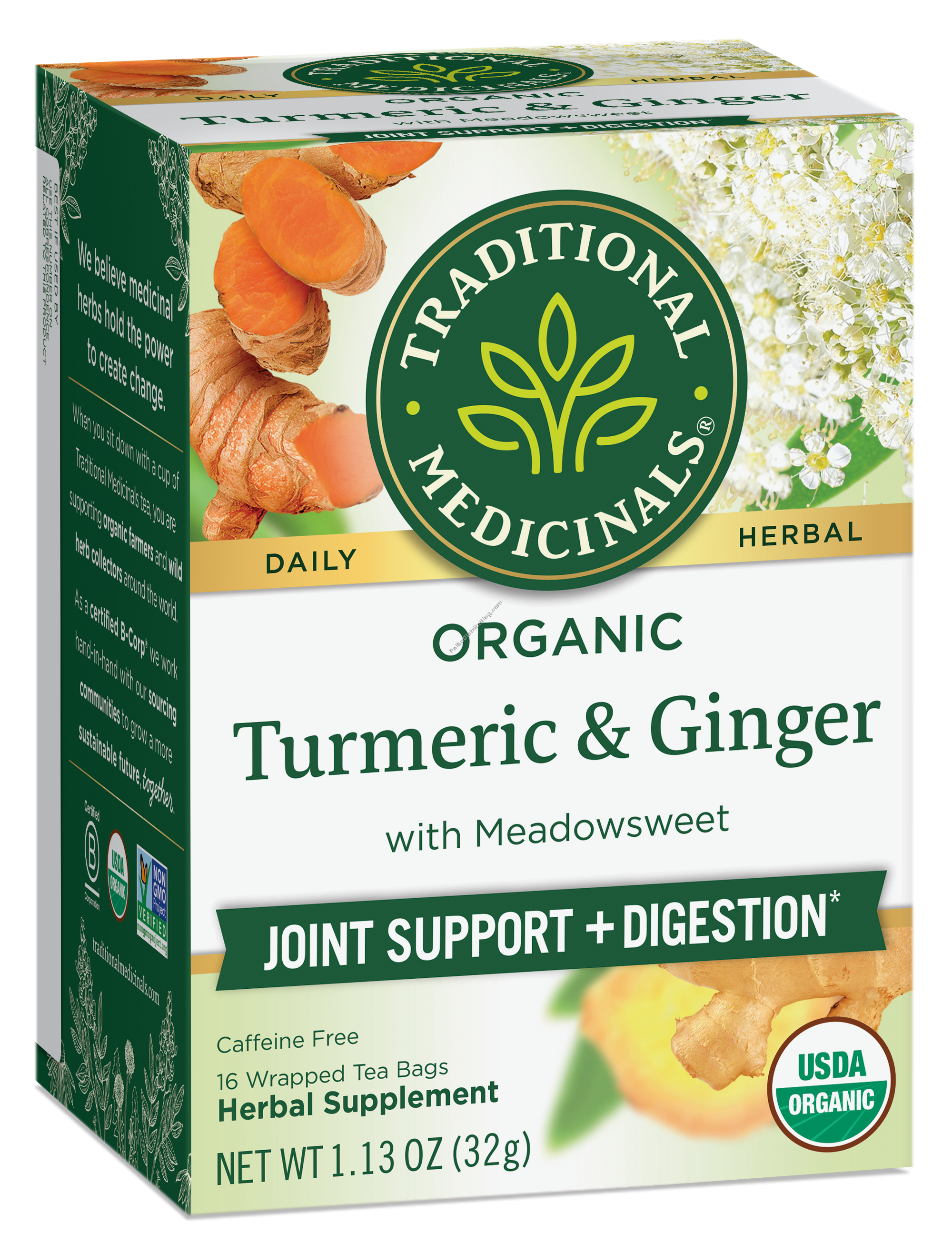 Product Image: Org Turmeric Meadowsweet Ginger