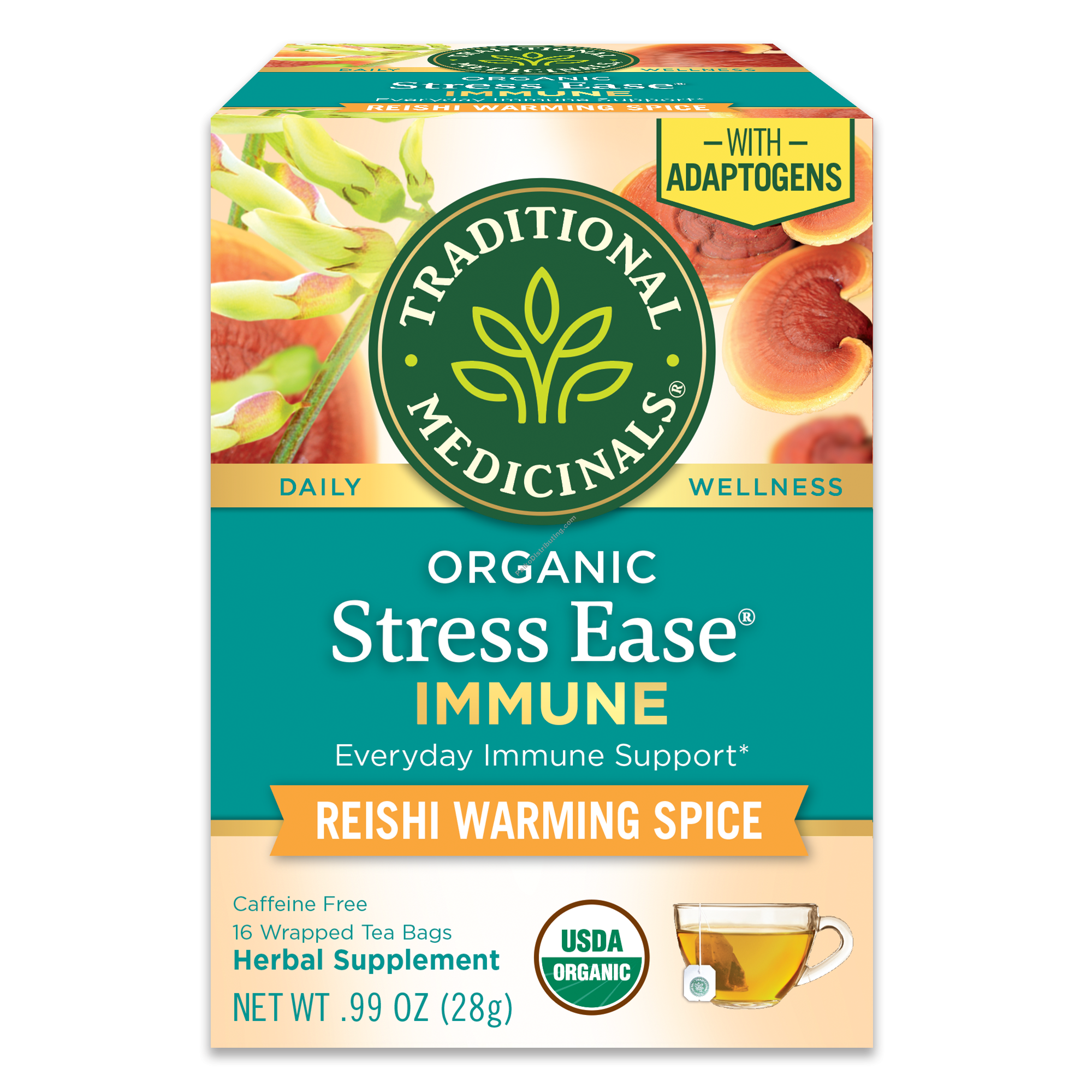 Product Image: Stress Ease Immune Tea w/ Adaptogens